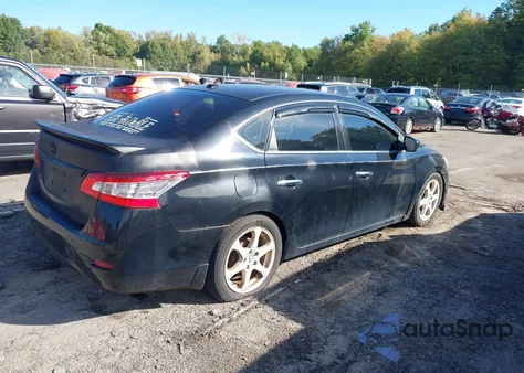 2014 Nissan Sentra Sv z USA, uszkodzony, nr VIN 3N1AB7APXEY321823